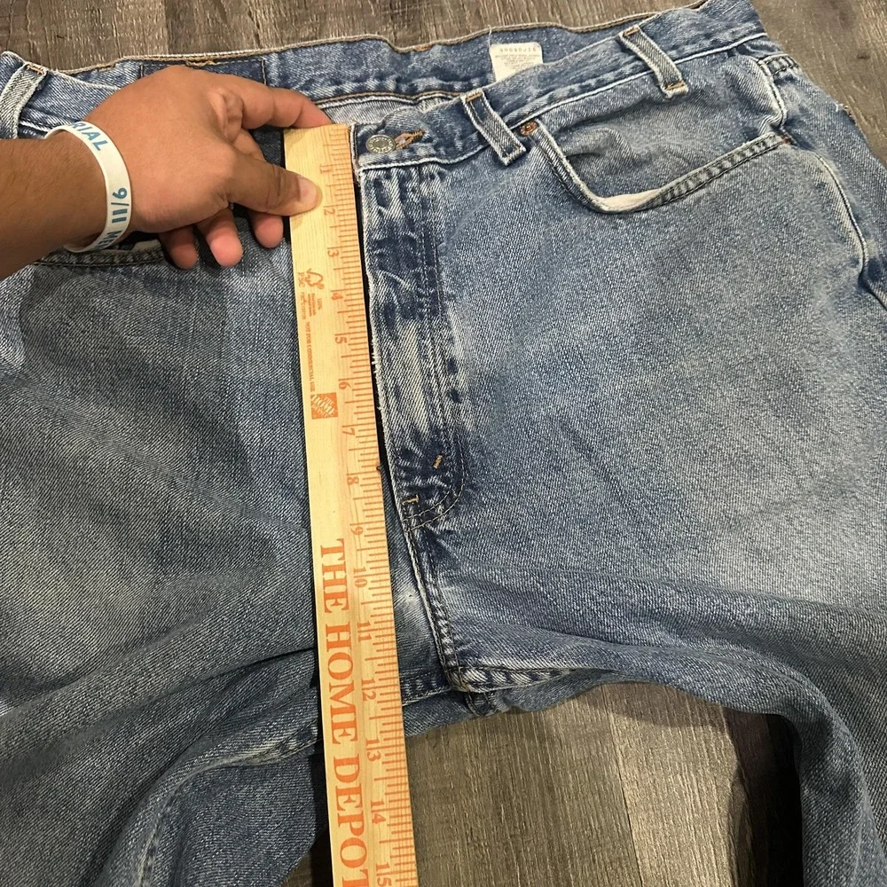 Levi's 550 Jeans Mens 36x32 Blue Relaxed Fit Baggy Wide Leg Distressed Y2K Denim